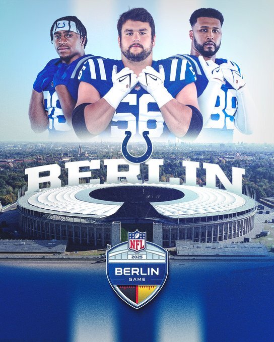 Colts Announced As Designated Team For 2025 NFL Berlin Game NFL Colts Berlin