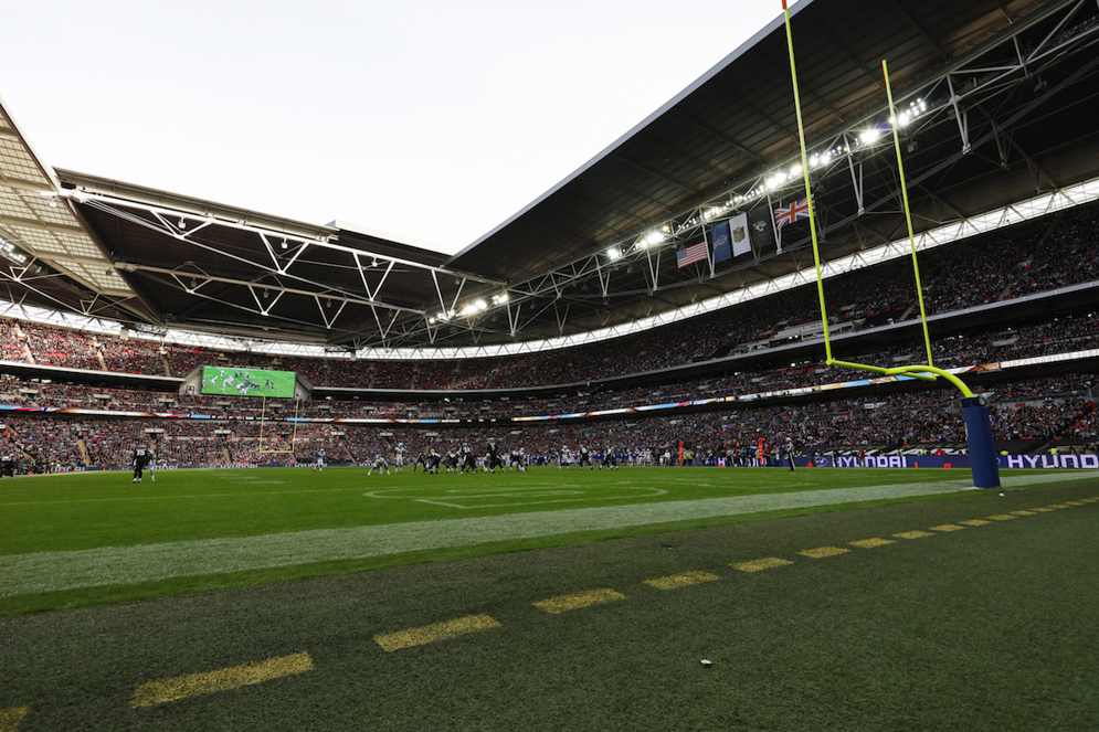 The NFL returns to London for the first of a record four games in the UK this season as the Jacksonville Jaguars host the Baltimore Ravens at Wembley Stadium.