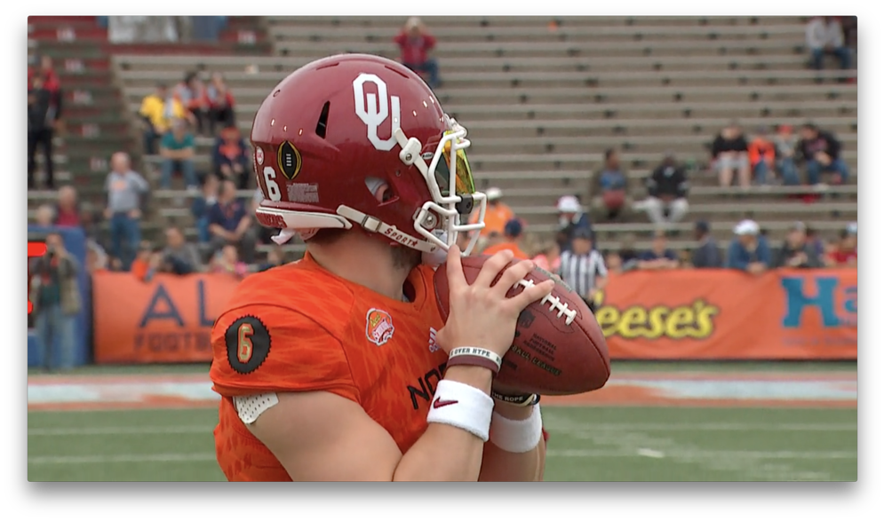 Over the past three years, the Reese’s Senior Bowl has featured four quarterbacks that went on to be top-ten selections in the NFL draft, including 2018 No. 1 overall pick Baker Mayfield.