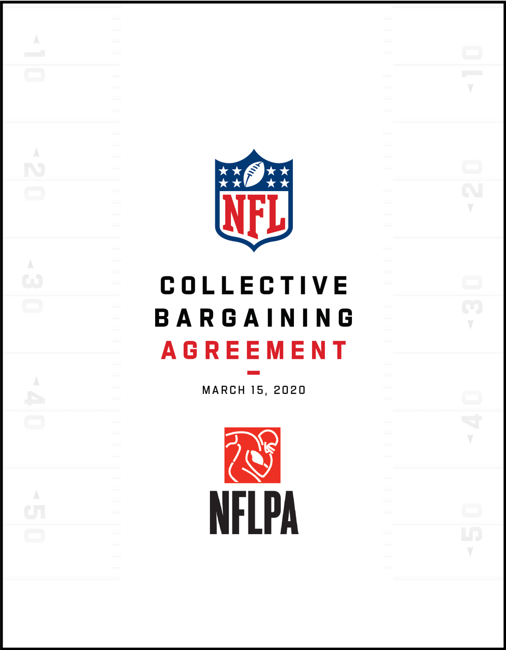 NFL-NFLPA Joint Agreements To Protect The Health, Safety And Wellness Of  NFL Players